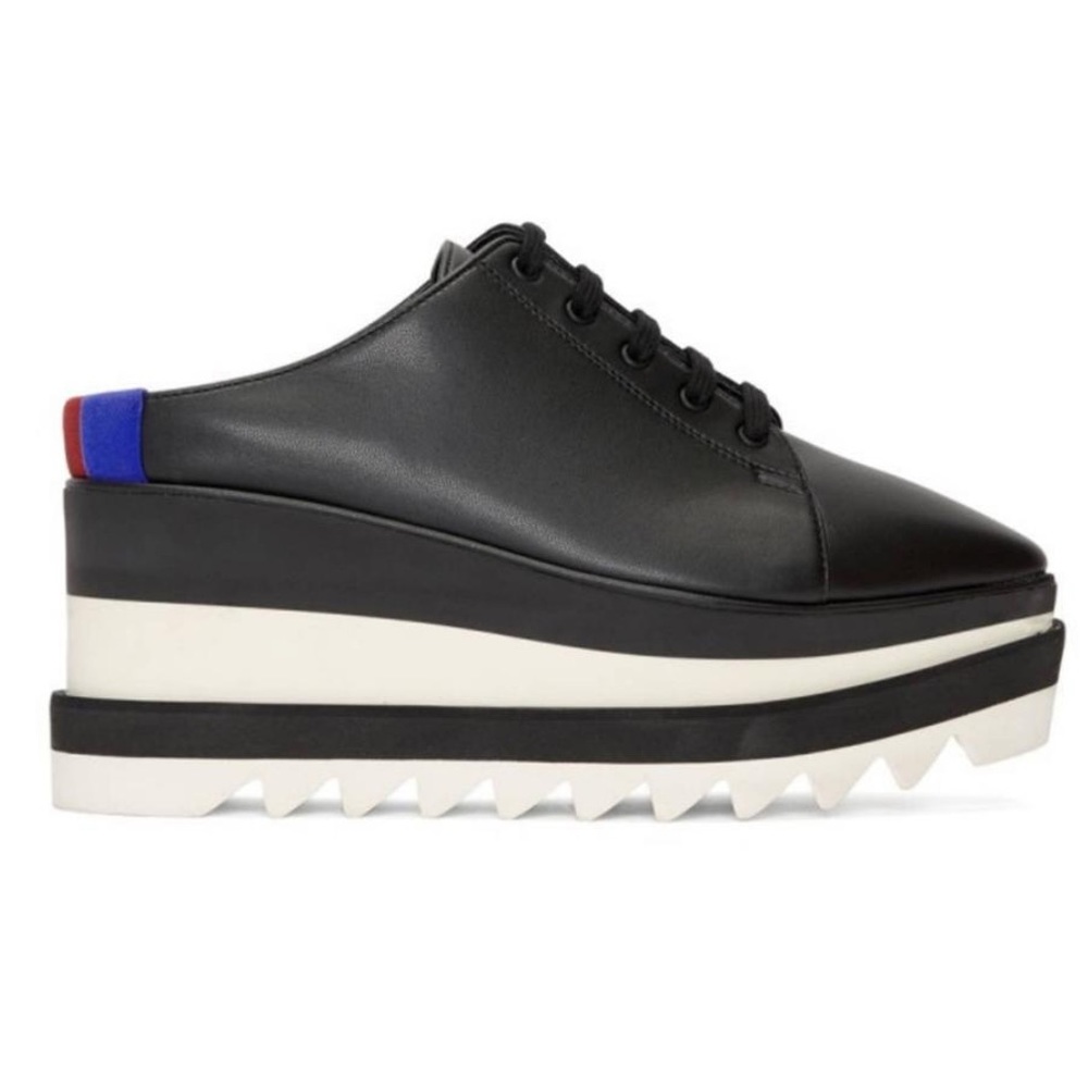 Stella McCartney Black Sneak-elyse Platform Mules/Slides size 39